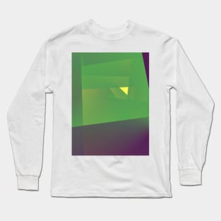 green blue violet texture art Long Sleeve T-Shirt